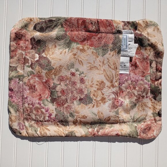 CROSCILL Cotswold Boudoir Throw Pillow Cover Sham Vintage Floral Cabbage Roses - Picture 4 of 8